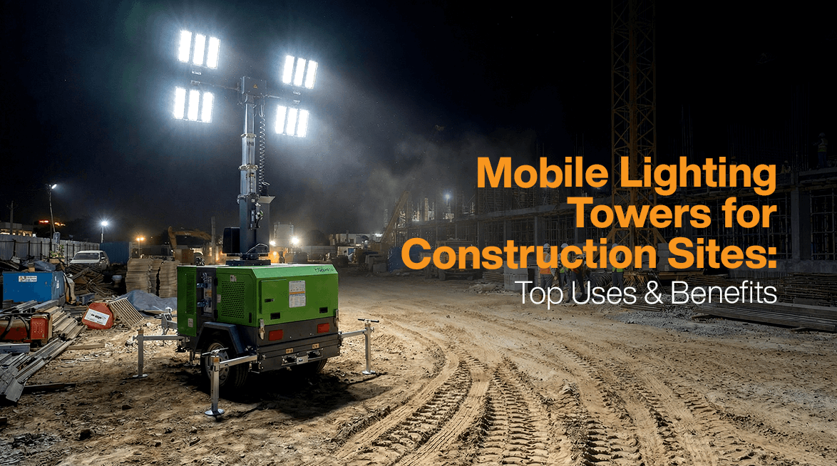 Mobile Lighting Towers for Construction Sites: Top Uses & Benefits