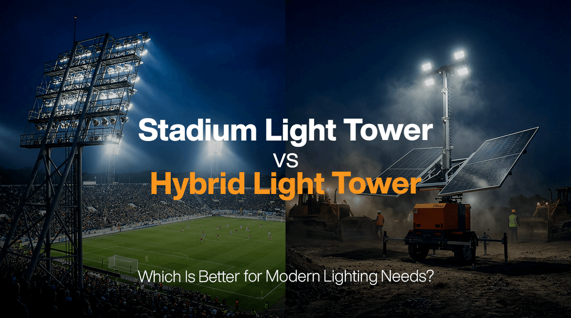 Stadium Light Tower vs Hybrid Light Tower: Which Is Better for Modern Lighting Needs?