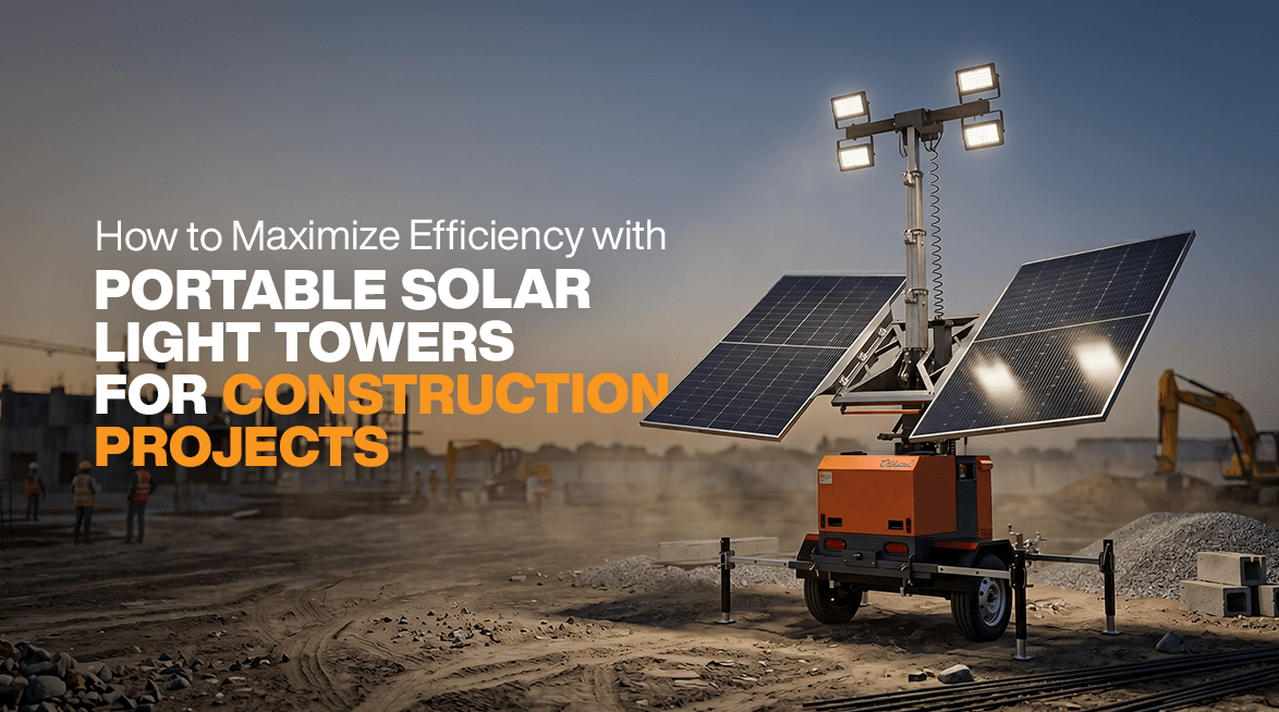 How to Maximize Efficiency with Portable Solar Light Towers for Construction Projects