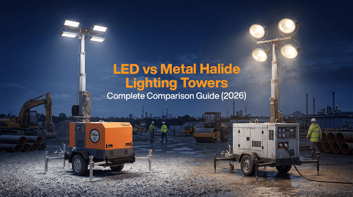 LED vs Metal Halide Lighting Towers: Complete Comparison Guide (2026)