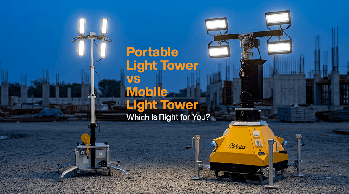 Portable Light Tower vs Mobile Light Tower: Which Is Right for You?